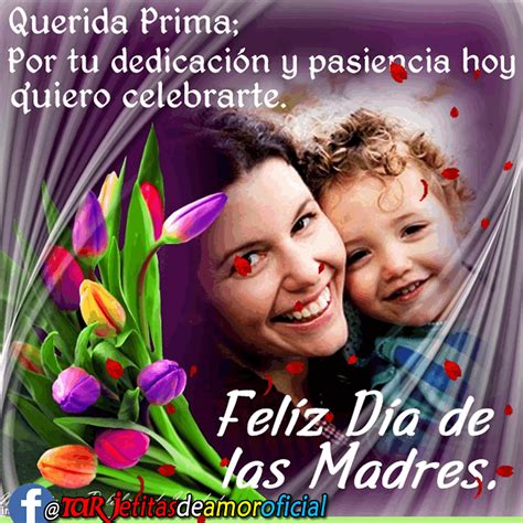 Feliz dia de la madre prima